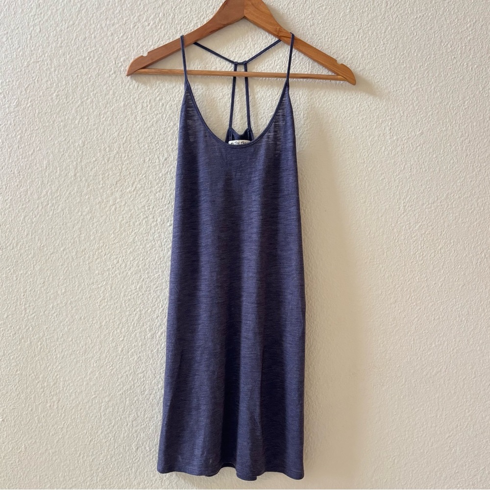 Free People Navy Mini Dress